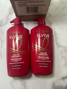 L'Oréal Elvive Color Vibrancy Shampoo & Conditioner Set - Red